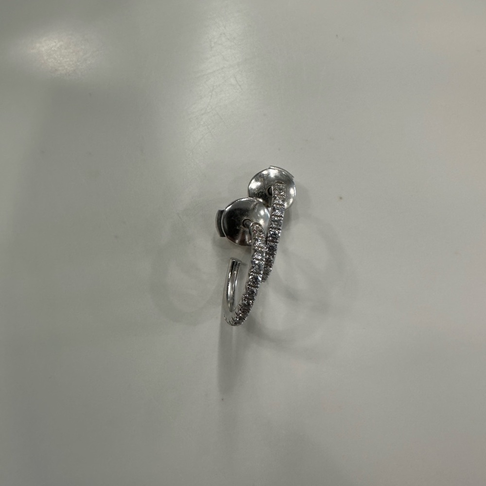 Tiffany metro hoop earrings - Picture 4 of 4